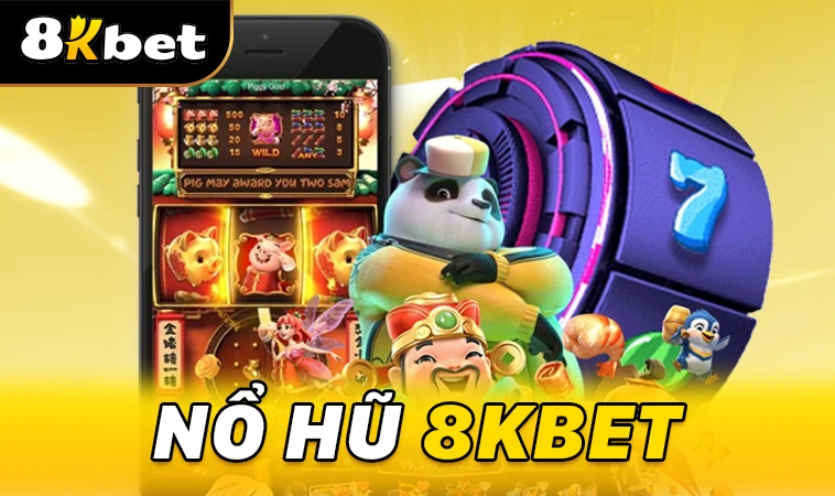 Sảnh nổ hũ 8KBET thiết kế giao diện đẹp, chuyên nghiệp